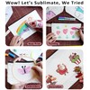 Koolmox 20 PCS Large Cosmetic Pouch with Bottom and Strap,
