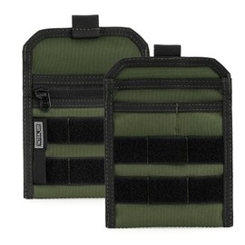 TACTICAL GEEK EXT3 EDC Bag, Lightweight Organiser with Waterproof Zip, 500D Nylon Pouch with Independent Pocket for Multi-Purpose Daily Use Tools and Small Equipment, Green