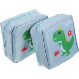 2 Piezas Bolsa de Almacenamiento de Toallas Sanitarias Mini Portátil y Compacta, Ligera para Viaje y Compras, Estilo para Mujeres y Niñas