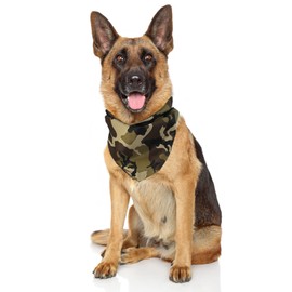 Camo Dog Bandana Camo Bandana for Dogs Camo Camouflage Bandana Dog Large Camo Dog Bandana Dog Bandanas Camo Green Army Dog Bandana