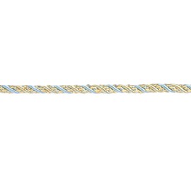 BEL AVENIR Twisted Cord, 0.27 inch 10Yards Cord Trim Basic Sewing Luxury Multicolor Handmade Crafts Nylon Cord for DIY, Home Decor, Embellishment(Blue)