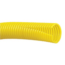 Panduit CLT50F-C4 Corrugated Loom Tubing with Slit, Yellow (100-Foot)