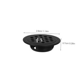WHAMVOX 20pcs Round Air Vent Covers Stainless Steel Mesh Grille for Cabinets Shoe Cabinets Wall Vents Efficient Heat Dissipation Elegant Design for Optimal Airflow Home and Office