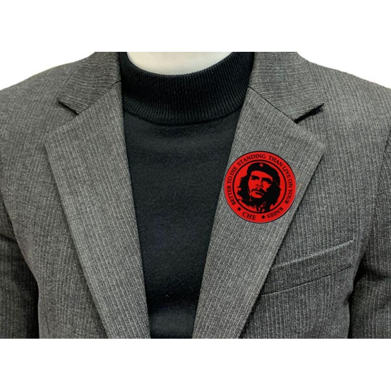 vmcoatdu Che Guevara Pin Funny Brooch Enamel Lapel Pin Badge