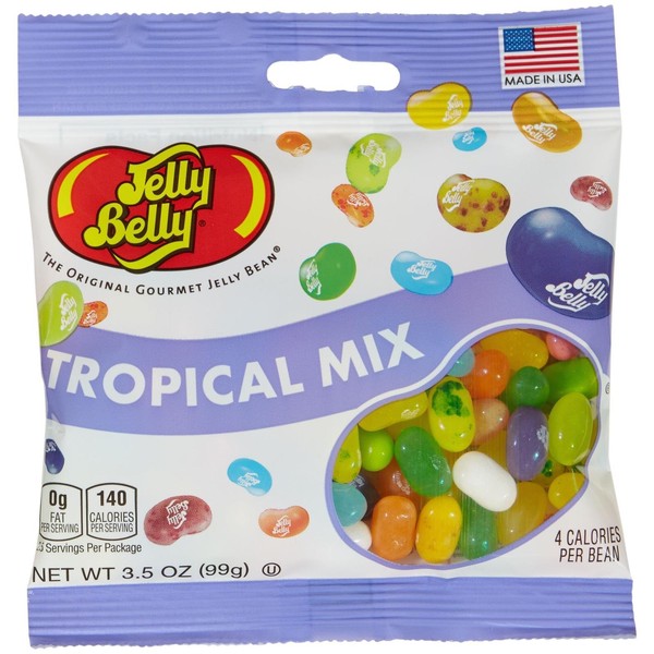 Jelly Belly Assorted Beans - Tropical Mix - 3.5 oz. - 12 Pack