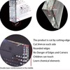 DARYTS Periodic Table Made of Acrylic with Real Elements, Periodic