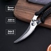 Heavy Duty Poultry Shears, Kitchen Scissors for Food with Anti-Slip