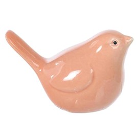 The Bridge Collection Charming Ceramic Bird Figurine - Glossy Decorative Bird Statue Great for Farmhouse and Rustic Home Decor