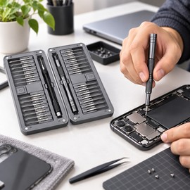 30-in-1 Precision Screwdriver Set for Electronics Repair – Extended Multi-Bit Tool Kit for Phones, PCs & Small Devices