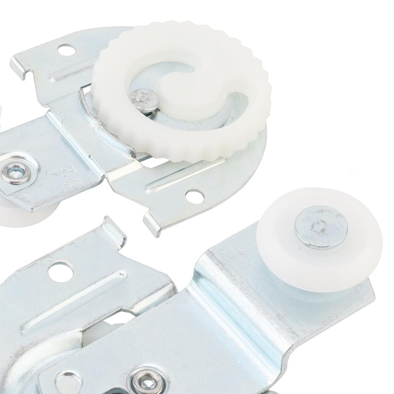 HOJLKLD 4 Pack Sliding Closet Door Hardware Set,Sliding Wardrobe Doo