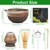5PCS Matcha Tea Set Matcha Whisk Matcha Kit for Ceremony