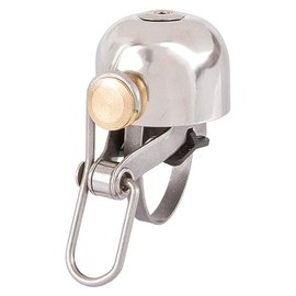 M-Wave Unisex - Adult Mini Bell Bella C-Yell Copper, Diameter 30 mm (Pack of 1), Silver, Diameter 30 mm