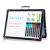 Small Dry Erase White Board – TANKEE Magnetic Desktop Foldable