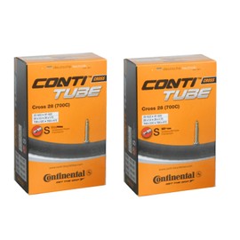 Set of 2 Continental Cross 28 2700 x 32/47c Tube, Presta Valve 32-622/47-622, Cross 28 (Valve Length 1.7 inches (42 mm)