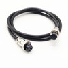 3.28ft GX16 6 Pin Cable Double Female Head Aviation Cordset,