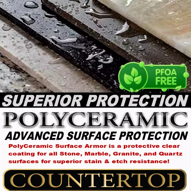 SUPERMAXX POLYCERAMIC COATING PROFESSIONAL GRANITE POLISH MARBLE COUNTERTOP PROTECTION