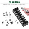 Keadic 240pcs M3 M3.5 M4 M5 Terminal Block Screws Assortment