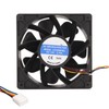 12cm Cooling Fan, 6000rpm PWM Computer Case Fan 12V 2.7A