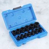 13Pcs/Set Impact Bolt Nut Removal Extractor Socket Tool Kit for