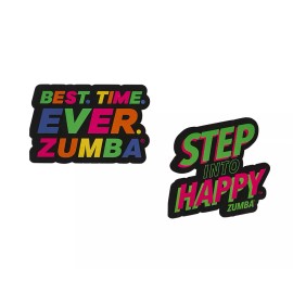 Zumba stickers, 2 pk, Step into Happy