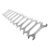 11Pcs Dual Open End Spanner Set Anti Rust High Hardness