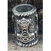 Thor's Hammer Beard Bead 925 Silver 5 mm, Enamel, No