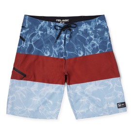 PELAGIC Sharkskin Elite Fishing Shorts Size 34 Smokey Blue