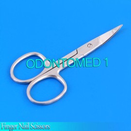 ODM 3 1/2" Curved Finger Nail Scissors
