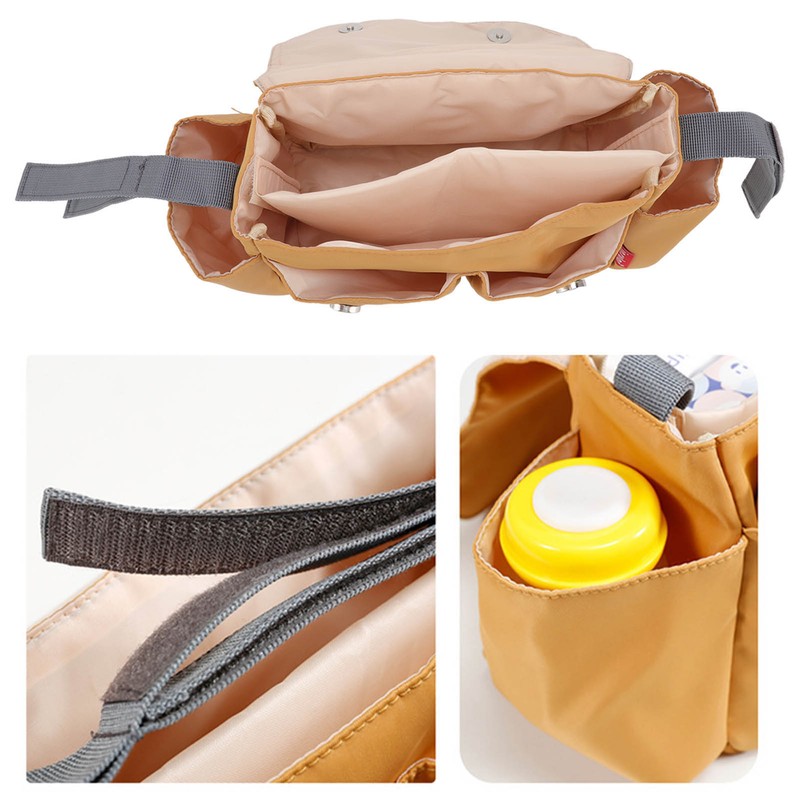Baby Stroller Organizer Multifunction Waterproof Nylon Stroller Bag Organizer Large