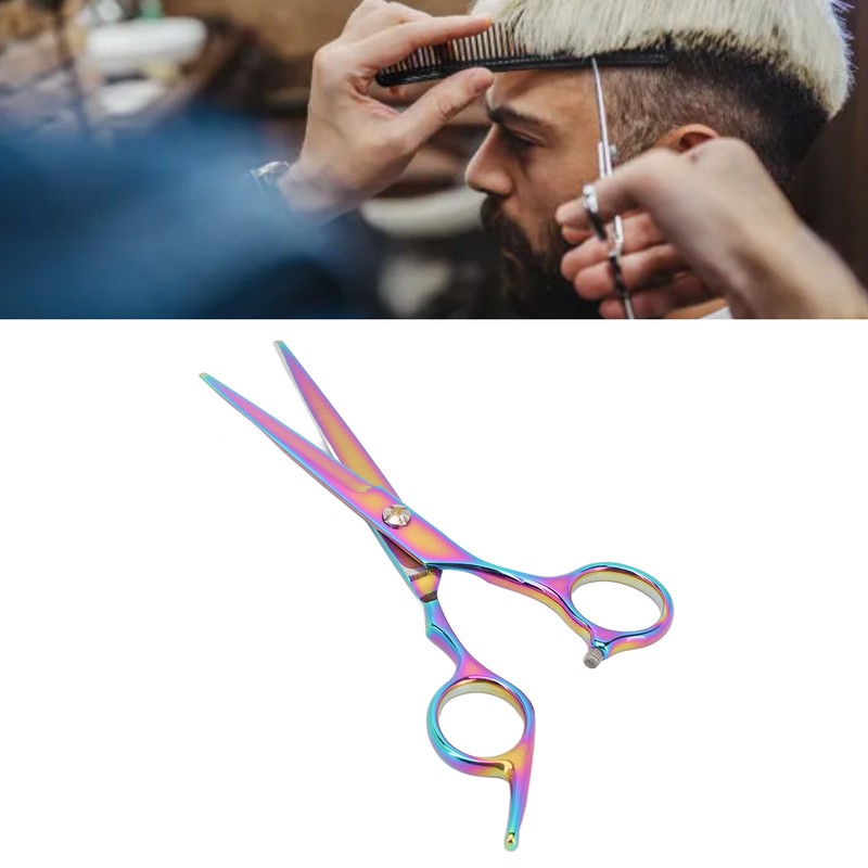 Hair Cutting Scissors Stainless Steel High Sharpness Ergonomic Handle Hairdressing