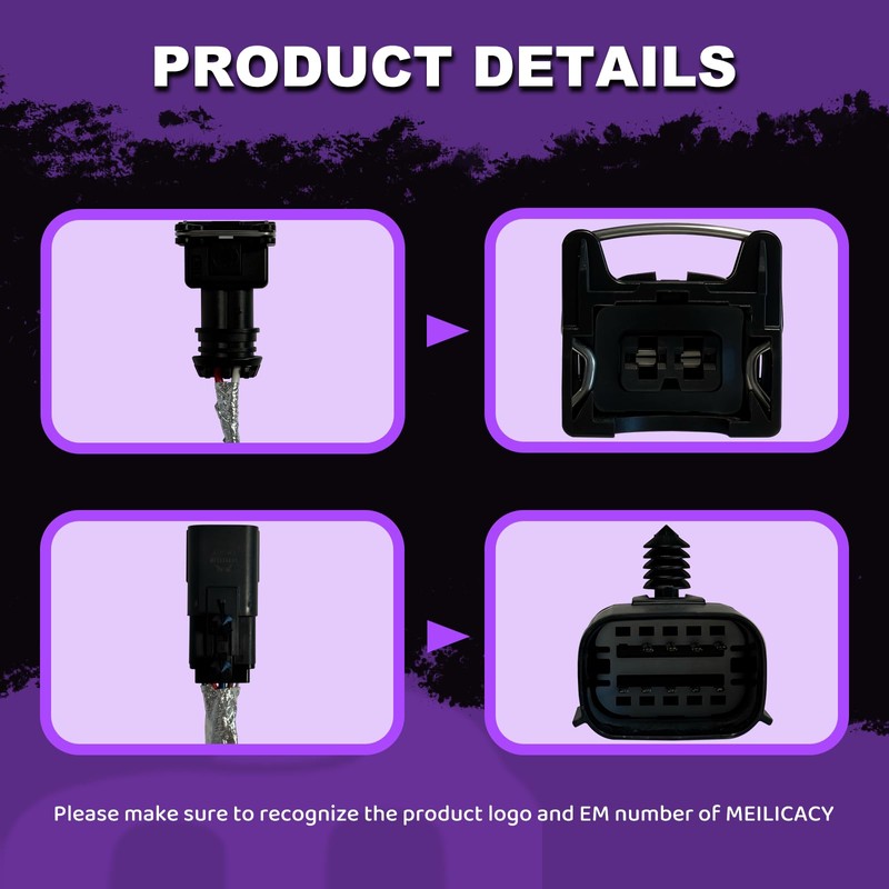 MEILICACY Ignition Knock Detonation Sensor Harness 68085202AD for Jeep Wrangler