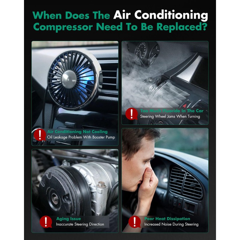 SCITOO Air conditioner compressor 2002-2005 for Jeep Liberty 3.7L ()