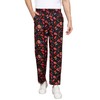 Nanxson Men's Baggy Chef Pants, Printed Work Pants with Elastic