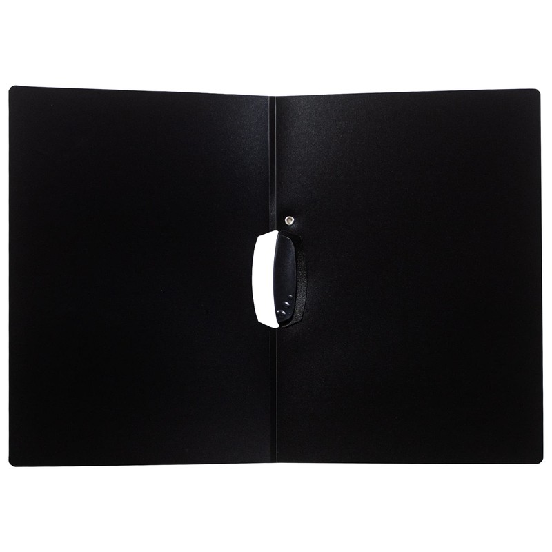 eco-eco A4 95% Recycled Swing Lock File Black