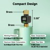 Watflow 3/4"Water Flow Meter with Water Nozzle Kit,4 Modes Change,