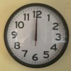 The Ultimate Wall Clock 14" Atomic Wall Clock, Black, Easy