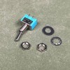 KILIGEN 12pcs SPST 6A/125VAC, 3A/250VAC Mini Toggle Switch Miniature On/Off