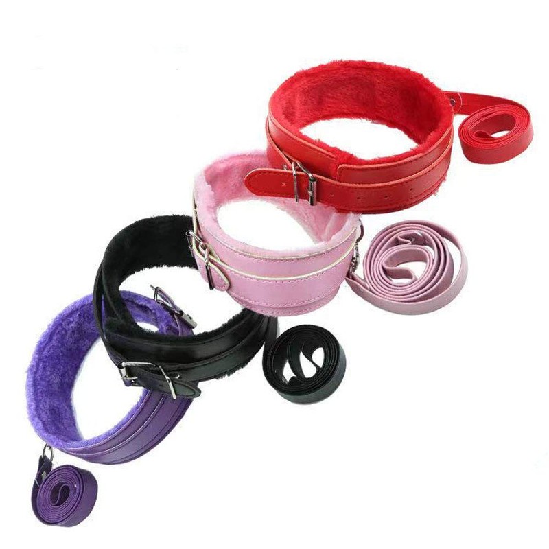 Angeer General Faux Leather Soft Padded Pet Dog Choker Collar