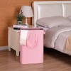 efluky Slim Laundry Basket, Narrow Laundry Hamper with Handles, Collapsible