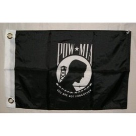 usep US Powmia Pow Mia POW-MIA Prisoner Forgotten 12x18 Boat Flag Indoor/Outdoor