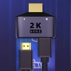 Risprsulen 1Pc Purple HDMI-Compatible Splitter 1 in 2 Out -2K
