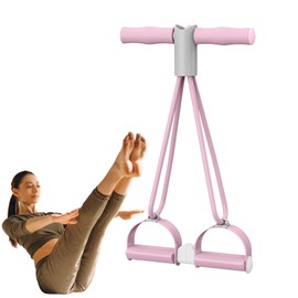 Pedal Puller Resistance Band | Fitness Bands | 4 Tube Tension Rope Workout Equipment Sit up for Stretching Training Slimming Gym Abdomen Women Leg Fitness Waist Men Home