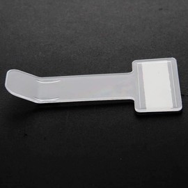 CYF 2Y Transparent Car Vehicle Windscreen Parking Ticket Clip Permit Pass Holder Gadget with Adhesive Pads (2)