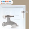 KOVOSCH 2 Pack Hinge Pin Door Stopper Brushed Satin Nickel