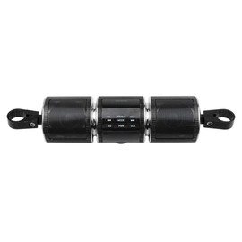 Waterproof Bluetooth Motorcycle Stereo Speaker MP3 Music Player Audio System USB AUX SD Radio