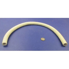 Unbranded Gum Rubber Tubing, 45 Shore A, Tan, 3/4" x 1/2" x 1/8" Wall x 2 Ft Length