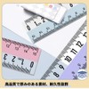 KASELIN Transparent Straight Ruler, 6.9 inches (15 cm), 3 Pieces,
