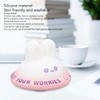 Cute Bunny Night Light Rechargeable 3 Levels Warm Light Soft
