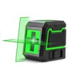 Self-Leveling Laser Level, 2 Lines Laser Level Green Cross Laser