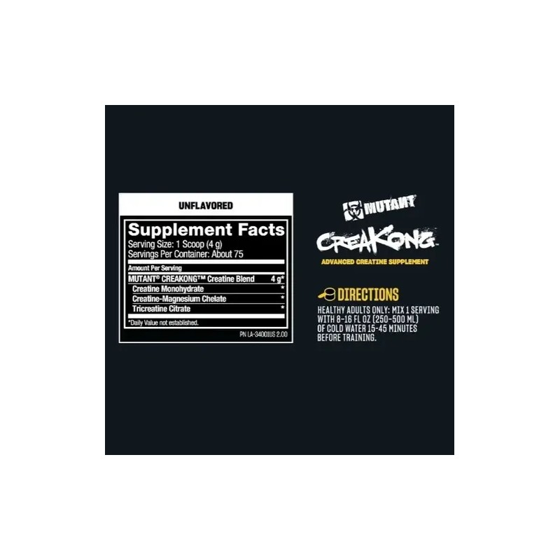 Mutant Creakong Creatina En Polvo 75 Serv.